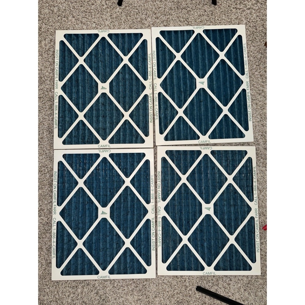 LOT OF 4 NEW CAMFIL 119303-001 AEROPLEAT FILTER 19.5x15.5x1 400012-001 NEW